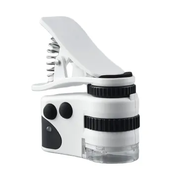 60X Rechargeable Mobile Microscope Magnifier for Smartphone