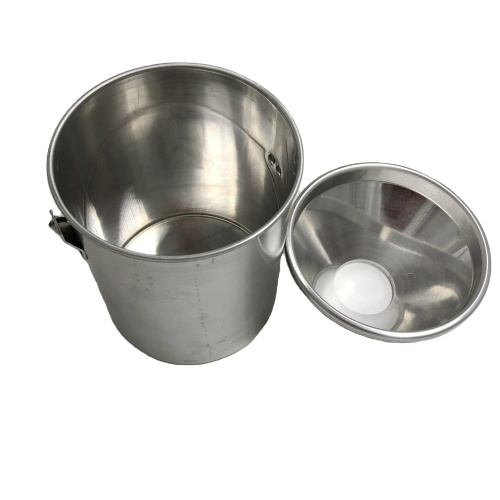 industrial iron metal bucket aluminum metal cover