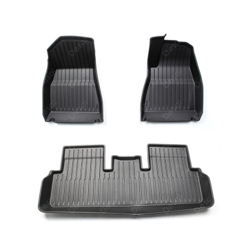 TPE 3D Foot Floor Mats for Tesla Model 3 RHD 2021-2023
