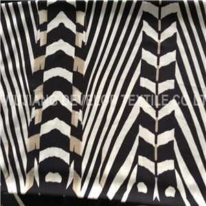Polyester Printed Sateen Fabric (DT5027)