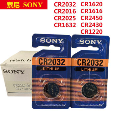 3V Coin Button Cell Batteries: CR2032, CR2025, CR2016, CR1620, CR1632, CR2450 for Watches and Devices