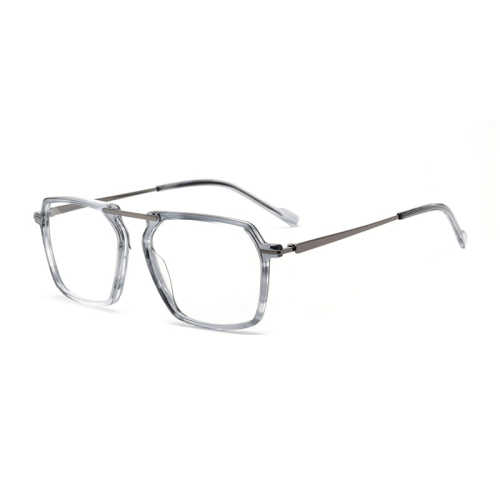 Moda erkek kullanım kare şekli özel tasarım çerçevesi optik gözlük