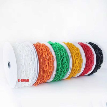 6mm-10mm Safety Traffic Plastic Chains - White, Black, Yellow, Red, Green