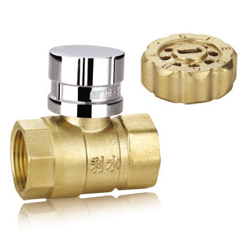 Magnetic Lockable Brass Ball Valve