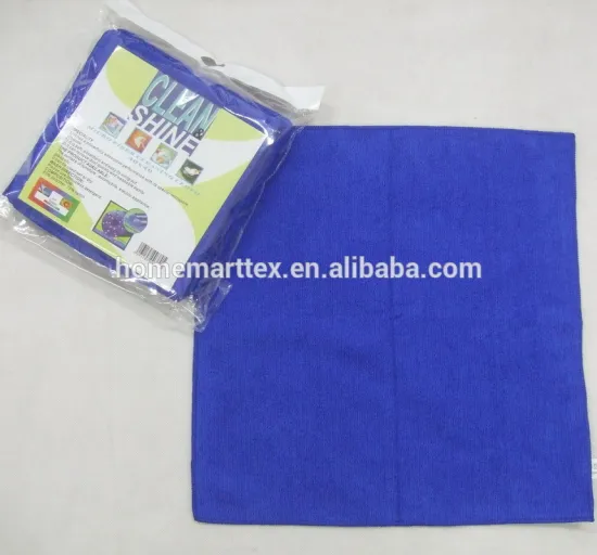 40x40cm bright color tea towel warp knitted microfiber towel 80% polyester 20% polyamide microfiber towel