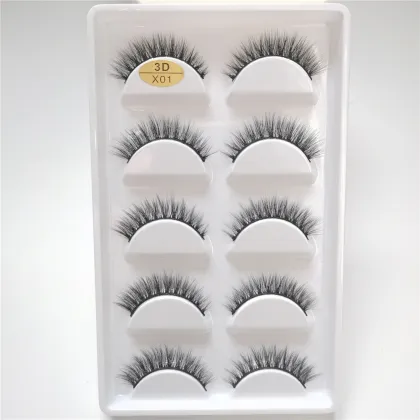 full strip 5 pairs classic lashes