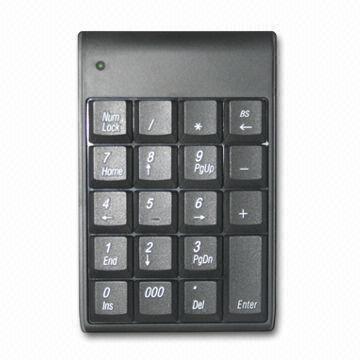Mini Wired Keyboard with 4,000,000 Times Lifespan, Made of Plastic