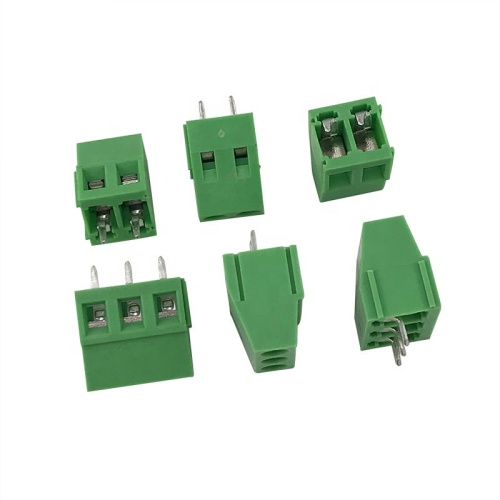 Conector de bloque de terminales de tornillo de paso de 5,0 mm de montaje en PCB