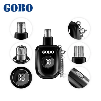 GB-G9 Professional LCD Display Nose Trimmer - Nose Hair Trimmer for Men