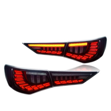 Sepasang unit lampu ekor mobil untuk Nissan Sylphy 2020-2022 LED Rem Signal Sinyal Tuning Light Tuning Sistem Lampu Belakang Mobil