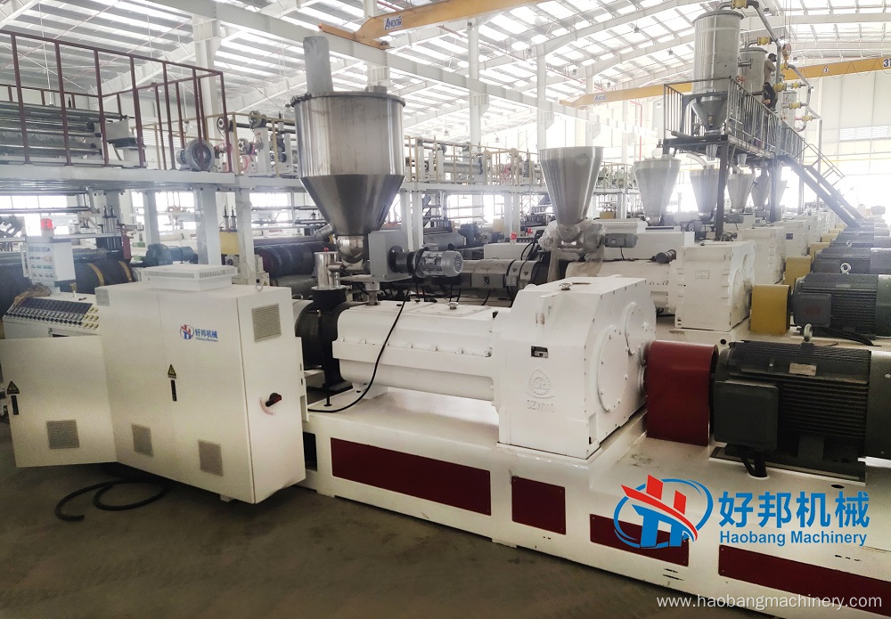 Rigid Core Luxury Vinyl Flooring Production Machine