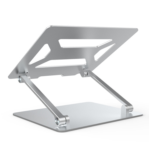 Soporte para computadora portátil, aluminio ergonómico con ventilación de calor