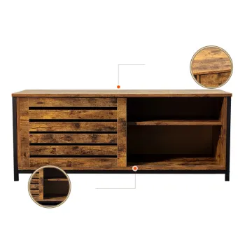 Simple Style Wooden Console Table TV Stand Cabinet for Living Room