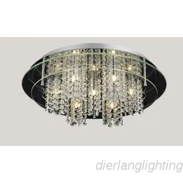 Hot sell modern  K9 crystal ceiling lamp ceiling lighting