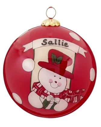 Reverse Paint Glass Ball Christmas Ornament Inside Painting