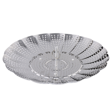 Stainless Steel Vegetable Steamer Basket - Kitchen Essential for Healthy Cooking