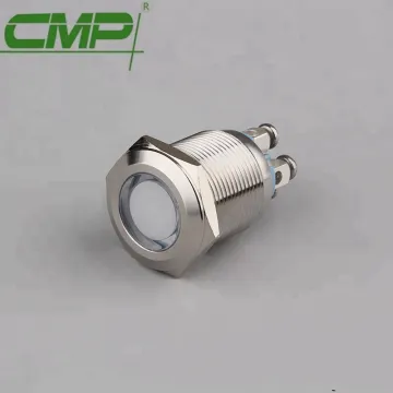 19mm Waterproof IP67 Screw Type RGB Indicator Light