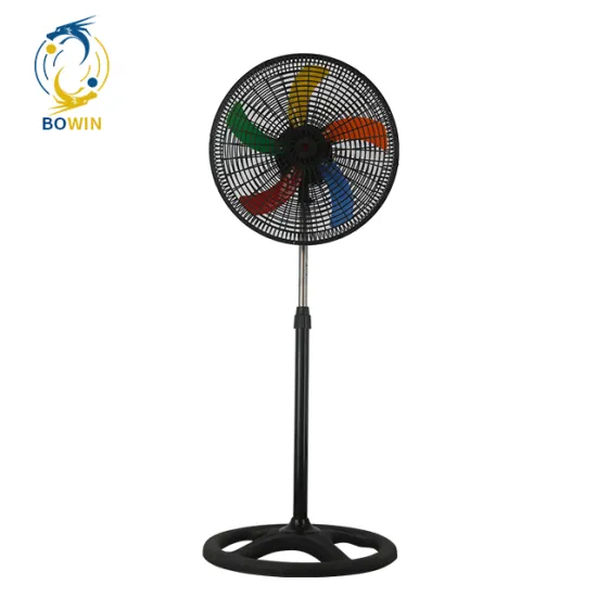 18 Inch Colorful Blades Industrial Pedestal Fan for Ventilation