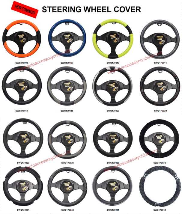 leather car steering wheel cover