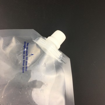 カスタムロゴ3L透明液体ノズルバッグ
