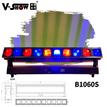 VSHOW B1060S 60W DMX Moving Zoom LED Stage Light