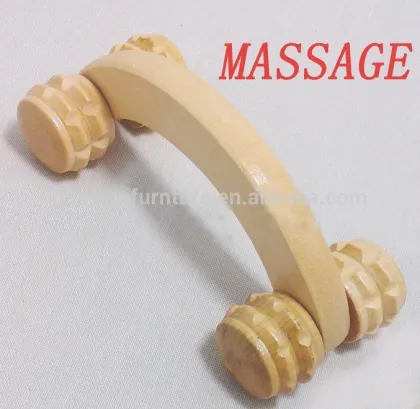 Wooden mini massage product foot massager body massager