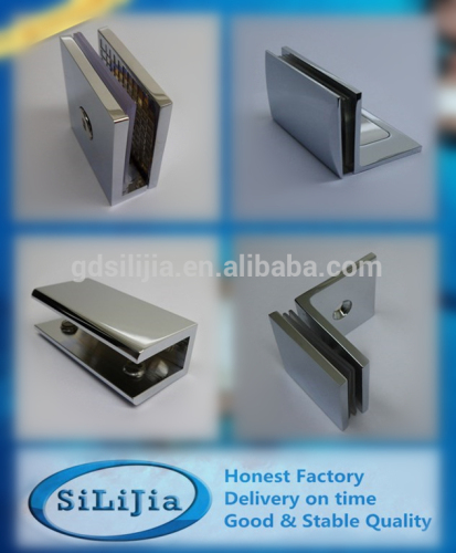 custom order T shape adjustable glass shower enclosure clip bracket fittings of glass hardware