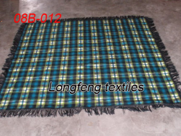 grid fleece blanket