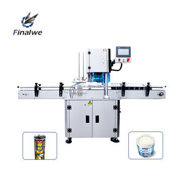 Automatic PET Aluminum Tin Can Filling Sealing Machine for Beverages