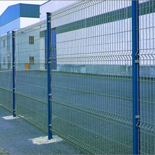 pvc coated welded galvanized curved wire mesh fence