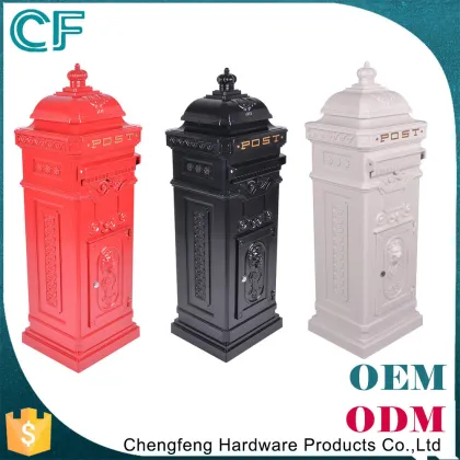 Top Quality Standing 100% Original Material Handmade Mailboxes
