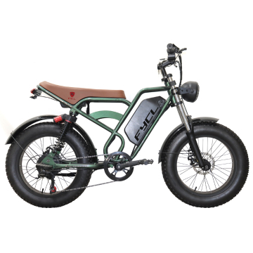 2024 Modello: bici elettrica da 48 V 750W-1500 W-a potenza con pneumatici a grasso da 20 pollici e telaio in acciaio per uomini