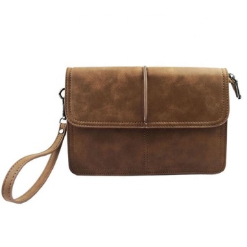 Pu Leather Man Clutch Bag Large Capacity Handbag Fashion Purse Pure Color Wallet Vintage