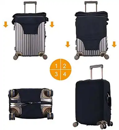 High Quality Custom Spandex Luggage Cover - Fashion Print Protector