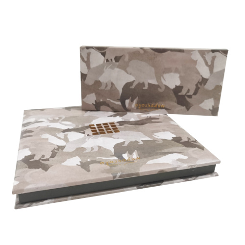 Coloring Round mirror eye shadow palette packaging box