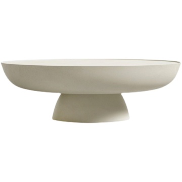 Italian Light Luxury Round Nesting Coffee Table Set for Living Room