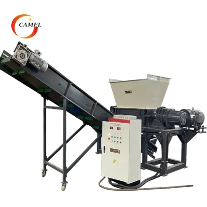 Double Shaft Shredder Machine for Waste Plastic and Home Appliances