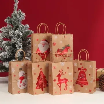 Christmas custom gift paper bag