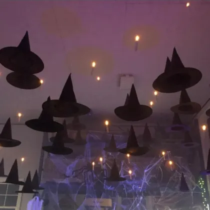 Halloween Wizard and Witch Hat DIY Costume Props & Decorations