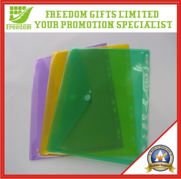 Transparent Logo Customized A4 Document Bag (FREEDOM-FF001)