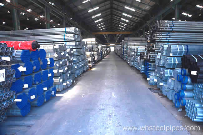 ERW Hot dip Technique and Galvanized Surface Treatment carbon construct ERW Steel