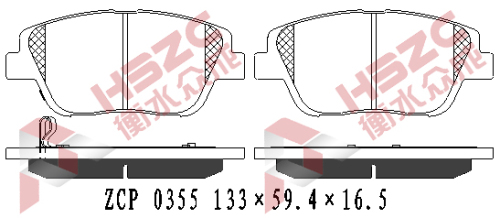 FMSI D1444 CERAMIC BRAKE PAD FOR HYUNDAI