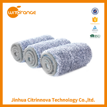 Witorange Automatic Squeezed Hands Free Floor Mop with Flat Cloths Microfiber Mop Head