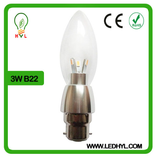 2014 Hot selling led candle lamp A9 series hot sale 3w led lighting led candle bulb with 2 years warranty