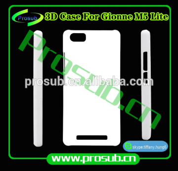 3d sublimation diy blank cell phone case cover skin for Prosub-Gionne M5 Lite