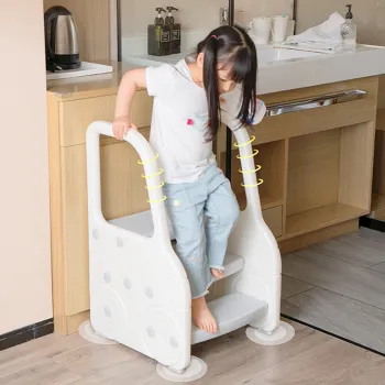 Innovative Eco-Friendly Collapsible Step Stool: Durable & Portable for Kids, Indoor & Outdoor Use