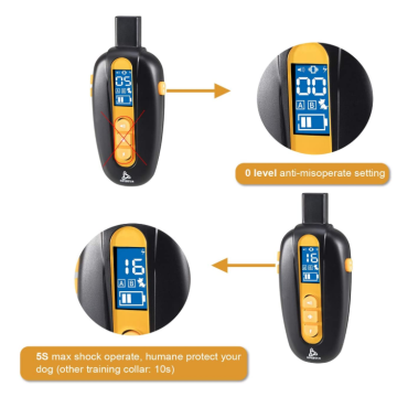 3 प्रशिक्षण मोड के साथ कुत्ते प्रशिक्षण कॉलर