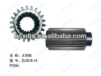 LIUGONG CLG856,CLG888,CLG836 loader sun gear ZL50.6-14, LIUGONG wheel loader spare parts