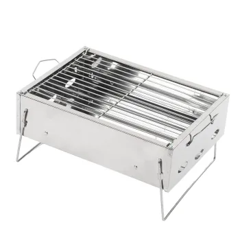 Portable Foldable Stainless Steel BBQ Grill for Outdoor Cooking: The Perfect Addition to Your Outdoor Barbecue Experience