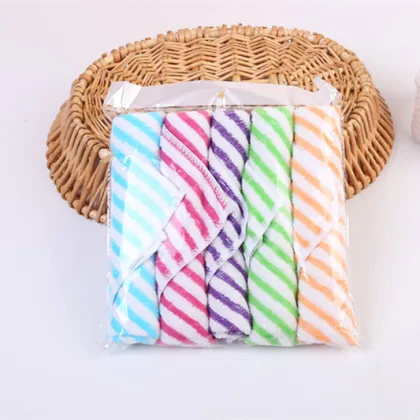 Assorted Colors Small Clean Cloth Towels Set